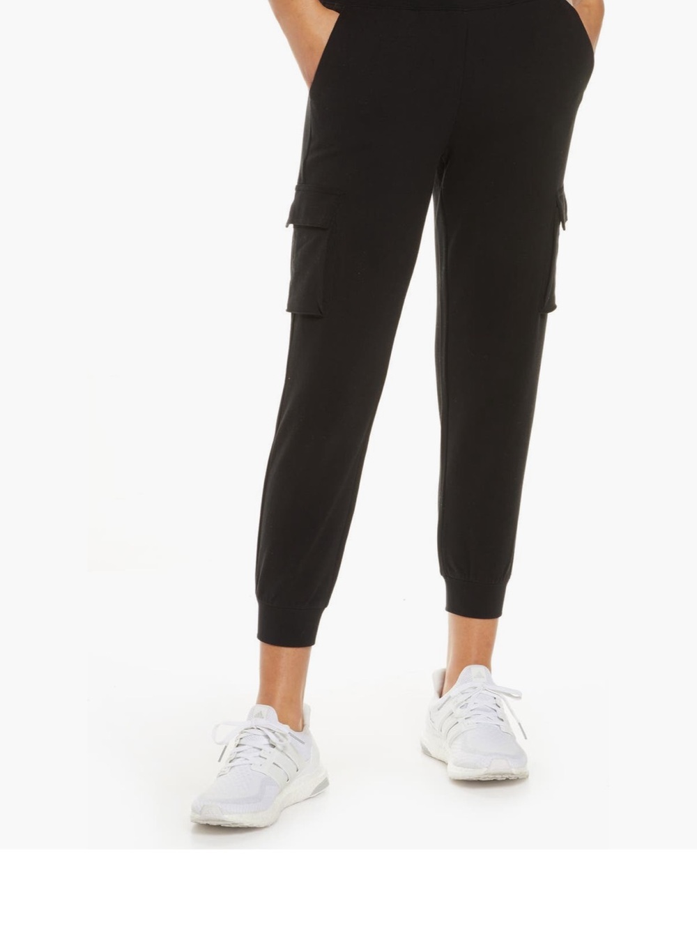Alo Yoga Womens High Waist Cargo Crop Jogger Pants